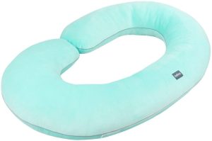 Schwangerschaftskissen XXL Sleepy-C zum Schlafen 140 x 85 x 20, Velvet mint