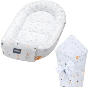 Set 2in1 Babynest und Einschlagdecke, apanatschi