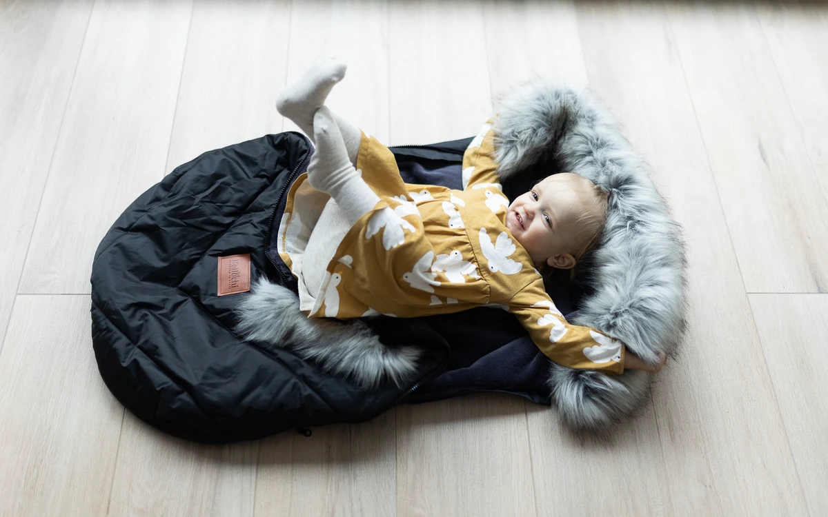 Winterfußsack für Baby WINTER X-Black Bellochi 3