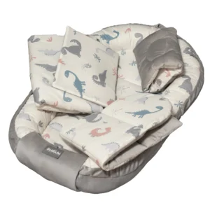 5-tlg Babynest Set Dino