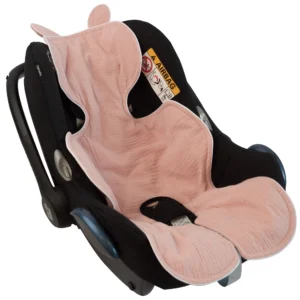 Musselin Babyschalen-Einlage Pink