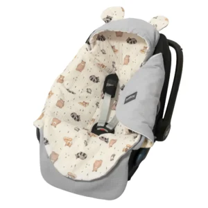 Musselin Einschlagdecke Babyschale Boho
