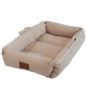 Hush Magnetisches Babynest Cuddly Muslin Beige