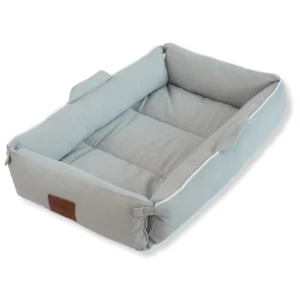 Hush Magnetisches Babynest Cuddly Muslin Grey