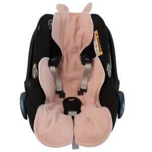 Musselin Babyschalen-Einlage Pink