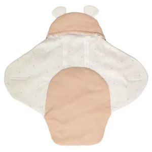 Musselin Einschlagdecke Babyschale Light